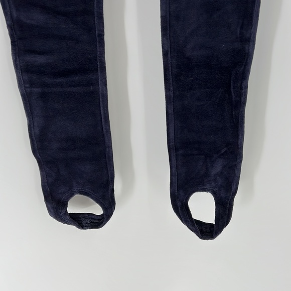 Juicy Couture Black Label Track stretch velour stirrup leggings size S Small NWT - Picture 3 of 9